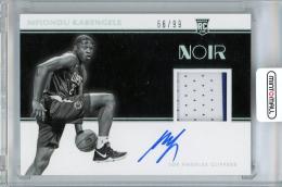 2019-20 PANINI Noir Mfiondu Kabengele Rookie Patch Autographs Black and White 99枚限定 /66