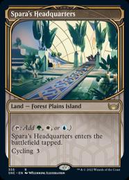 MTG スパーラの本部 ２枚 257)《スパーラの本部/Spara's Headquarters》[SNC] 土地R