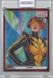 2023 Upper Deck Marvel Platinum Wasp Base/#24/Red Prism Parallels【120/199】