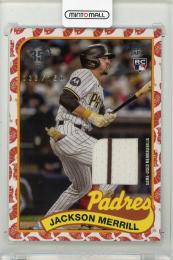 2024 TOPPS Japan Edition Jackson Merrill 1989 TOPPS Baseball Variation Relic Card #89JRJME【038/150】 San Diego Padres