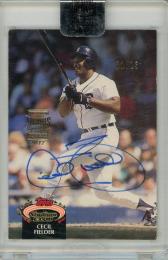 2017 TOPPS Archives Signature Series  Postseason Cecil Fielder Autograph【1st No. 01/13】 Detroit Tigers