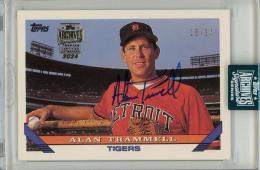 2024 TOPPS Archives Signature Series Retired Alan Trammell Autograph【18/34】 Detroit Tigers