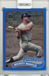 2024 TOPPS Micky Mantle 1989 Topps Series 2 Blue #89B221 New York Yankees