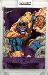 2023 Sky Box Marvel Metal Universe Avengers Thanos #146 FX Purple Parallel【127/199】
