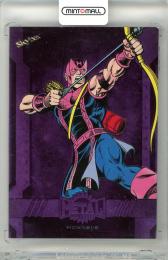 2023 Sky Box Marvel Metal Universe Avengers Hawkeye #194 FX Purple Parallel【071/199】