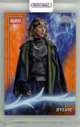 2025 Topps Marvel Studios Chrome Sylvie #104 Base Wave Orange Refractor  Parallel【04/25】