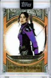 2025 Topps Marvel The Collector  Kate Bishop as Hawkeye #79 MCU Perfection Base Orange Parallel【09/25】