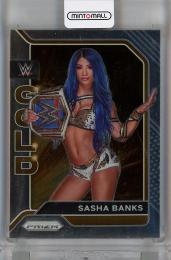 2022 Panini Prizm WWE  Sasha Banks Gold #8