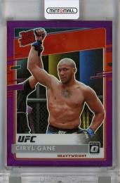 2021 Panini Chronicles  Ciryl Gane Donruss Optic Rated Rookies UFC Purple RC #202 08/49