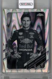 2021 Topps Chrome Formula 1  Sergio Perez Black and White RayWave #4 ※初期傷あり