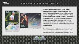 ◆予約◆TENNIS 2026 TOPPS GRAPHITE HOBBY