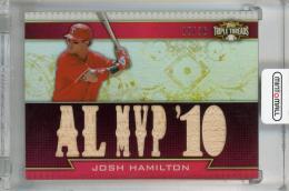 2011 Topps Triple Threads Josh Hamilton Relics #TTR115 ※汚れあり【19/36】 Texas Rangers
