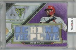2021 Topps Triple Threads Yadier Molina Triple Threads Relics Amethyst #TTR-YM2 【26/27】 St. Louis Cardinals