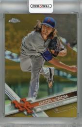 2017 Topps Chrome Jacob deGrom Gold Refractor #184 【25/50】 New York Mets