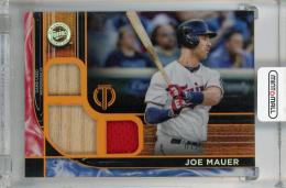 2022 Topps Tribute Joe Mauer Tribute Triple Relics Orange #TTR-JM ※傷あり【01/25(ファーストナンバー)】 Minnesota Twins