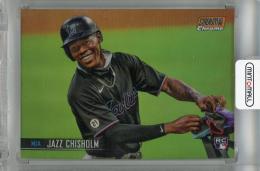 2021 Topps Stadium Club Chrome Jazz Chisholm Jr. Orange Refractor #47 RC【13/99】 Miami Marlins