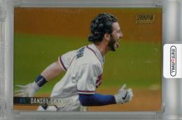 2021 Topps Stadium Club Chrome Dansby Swanson Gold Refractor #207【05/50】 Atlanta Braves