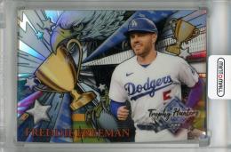 2022 Topps Stadium Club Chrome Freddie Freeman Trophy Hunters #RL-9 ※裏面初期傷あり Los Angeles Dodgers