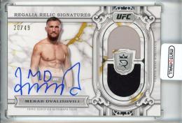 2024 Topps Royalty UFC Merab Dvalishvili Regalia Relic Signatures/#RRS-MDI【20/49】
