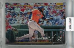 2022 Topps Stadium Club Chrome Yordan Alvarez Gold Refractor #195 ※裏面傷あり【29/50】 Houston Astros
