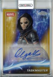 2025 Topps Chrome Marvel Studios Olga Kurylenko as Taskmaster Autographs Gold Refractors #AAOK【17/50】
