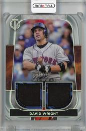 2022 Topps Tribute David Wright Dual Relics #DR-DW ※初期傷あり【125/199】 New York Mets