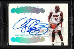 2017-18 Panini Flawless #23 Alonzo Mourning Honored Numbers Autographs Platinum【1/1】 Miami Heat
