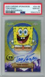 2025 Topps Chrome SpongeBob Squarepants Tom Kenny as SpongeBob Squarepants Autographs #SASB【PSA10】
