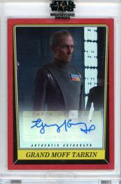2023 TOPPS Star Wars Signature Series Autographs "B Design" Guy Henry as Grand Moff Tarkin