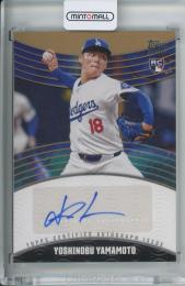2024 TOPPS Japan Edition Yoshinobu Yamamoto Japan Edition Autograph【9/10】 Los Angeles Dodgers