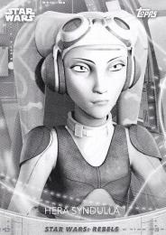 2020 Topps Women of Star Wars  Hera Syndulla Base Printing Plates(1of1) 1/1