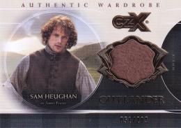 2019 Cryptozoic CZX Outlander  Sam Heughan as Jamie Fraser Wardrobe Relics 051/209