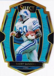 2018 Select Detroit Lions Barry Sanders Base Light Blueパラレル版 33/99