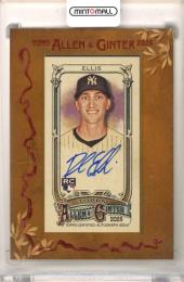 2025 Topps Allen&Ginter Duke Ellis #MA-DE Framed Mini Autograph Card Yankees