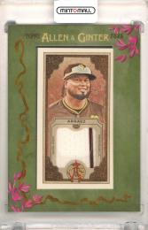 2025 Topps Allen&Ginter Luis Arraez #MFR-LA Allen & Ginter Mini Framed Relic Card Padres