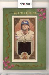 2025 Topps Allen&Ginter Jeff McNeil #MFR-JMC Allen & Ginter Mini Framed Relic Card Mets