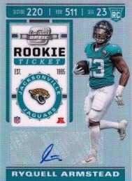 2019 Panini Contenders Optic Tampa Bay Buccaneers Ryquell Armstead Rookie Ticket Autographs