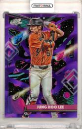 2025 Topps Cosmic Chrome Jung Hoo Lee #64 Base Purple Nebula Refractor Parallel【136/150】 Giants