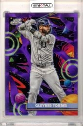 2025 Topps Cosmic Chrome Gleyber Torres #74 Base Purple Nebula Refractor Parallel【106/150】 Tigers
