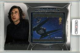 2021 Topps Star Wars MASTERWORK  Kylo Ren Postage Stage Stamp Relic