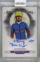 2018 Upper Deck Goodwin Champions  Maame Biney Autographs Inscriptions #AMB 15/50