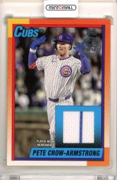 2025 Topps Update Series  Pete Crow-Armstrong #90RU-PC 1990 Topps Baseball Relic Card Cubs