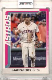 2025 Topps Update Series  Isaac Paredes #US195 Base Vintage Stock Parallel【59/99】 Astros