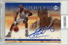 2000-01 UPPER DECK HARDCOURT Karl Malone UD AUTHENTICS
