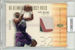 2000-01 Upper Deck Ultimate Karl Malone Game Jersey Patch【083/100】