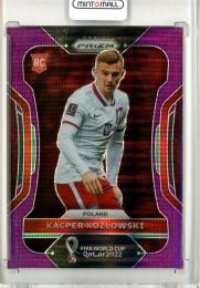 2022 Panini Prizm FIFA World Cup Qatar Soccer  Kacper Kozlowski Breakaway Pruple Prizms #167 25/35