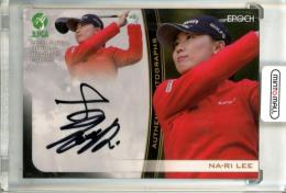 2021 EPOCH JLPGA 日本女子プロゴルフ協会 オフィシャルトレーディングカード イ・ナリ #AG-16 直筆サインカード ベース版【29/89】