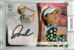 2021 EPOCH JLPGA 日本女子プロゴルフ協会 オフィシャルトレーディングカード 葭葉ルミ #AG-45 直筆サインカード ベース版【074/100】