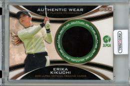 2021 EPOCH JLPGA 日本女子プロゴルフ協会 オフィシャルトレーディングカード 菊地絵理香 #PM18 オーセンティックウェア メモラビリアカード【064/225】