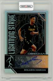 2019-20 PANINI Obsidian Lightning Strike Autograph Orange Benjamin Henrichs 37/50